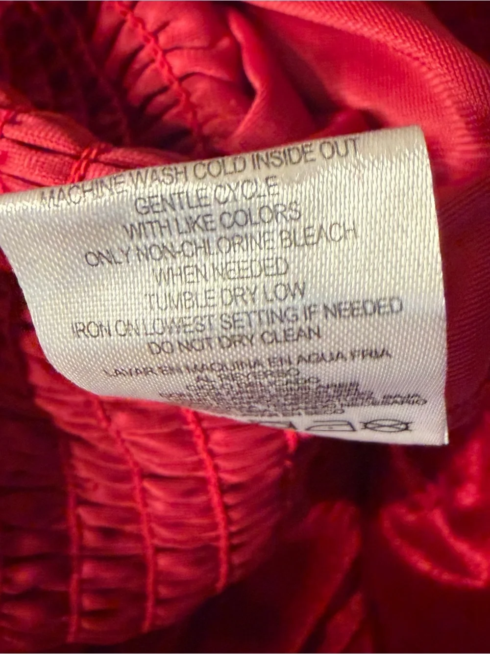 NEW GB Girls Smocked Red Velvet Waist Skirt Size L (12-14) Holiday Dressy Party